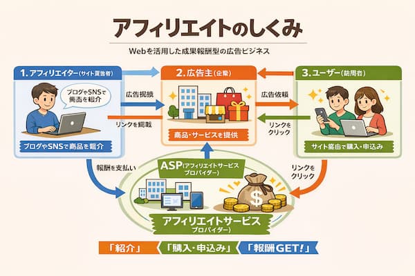 アフィリエイトの概要説明